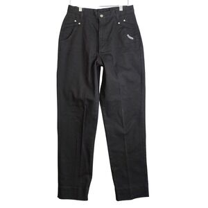 Vintage Roughrider by Circle T High Rise Jeans Womens 9 Black Western Bareback